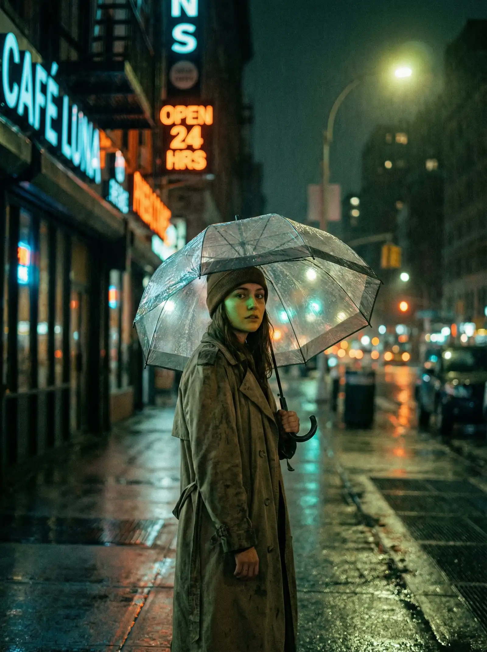 小欣奈 本周佳作 - 雨夜独行